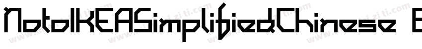 NotoIKEASimplifiedChinese Bold字体转换